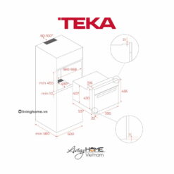 Lò nướng Teka HLC 840 âm 9 chức năng nướng dung tích 44L