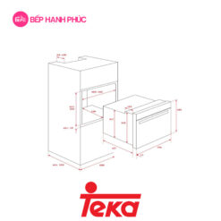 Lò nướng âm tủ Teka total HSB 615 70L 7 Lò nướng âm tủ Teka total HSB 615 70L