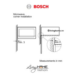 Lò vi sóng Bosch BEL554MS0B - 25 lít 38cm 13 Lò vi sóng Bosch BEL554MS0B - 25 lít 38cm