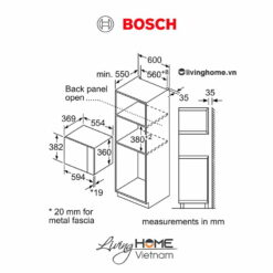 Lò vi sóng Bosch BEL554MS0B - 25 lít 38cm 14 Lò vi sóng Bosch BEL554MS0B - 25 lít 38cm
