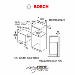 Lò vi sóng Bosch BEL554MS0B - 25 lít 38cm 15 Lò vi sóng Bosch BEL554MS0B - 25 lít 38cm