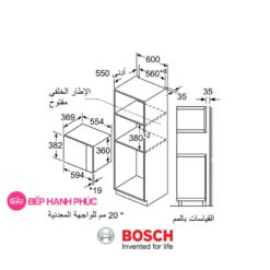 Lò vi sóng Bosch BEL554MS0B - 25 lít 8 chương trình tự động 7 Lò vi sóng Bosch BEL554MS0B - 25 lít 8 chương trình tự động