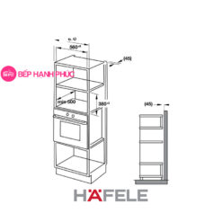 Lò vi sóng Hafele HM-B38D - âm tủ kết hợp nướng 7 Lò vi sóng Hafele HM-B38D - âm tủ kết hợp nướng