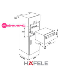 Happy Kitchen 15 Alternative view of Lò vi sóng Hafele HO-KT45B - âm tủ kết hợp nướng