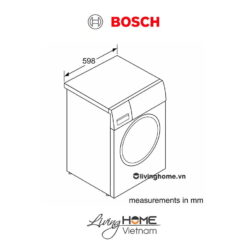 Máy giặt Bosch WAV28L40SG - Cửa trước 14 chương trình Active Oxygen 9KG 16 Máy giặt Bosch WAV28L40SG - Cửa trước 14 chương trình Active Oxygen 9KG