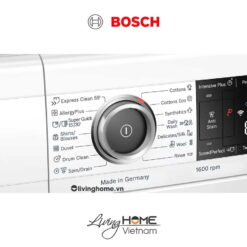 Máy giặt Bosch WAX32M40SG - Cửa trước 14 chương trình Anti Stain 10KG 9 Máy giặt Bosch WAX32M40SG - Cửa trước 14 chương trình Anti Stain 10KG