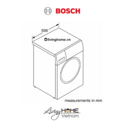 Máy giặt Bosch WNA254U0SG - Kết hợp sấy 14 chương trình 10KG 16 Máy giặt Bosch WNA254U0SG - Kết hợp sấy 14 chương trình 10KG