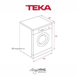 Máy giặt sấy Teka TKD 1510 WD EU EXP 22 chương trình giặt sấy 10kg 5 Máy giặt sấy Teka TKD 1510 WD EU EXP 22 chương trình giặt sấy 10kg
