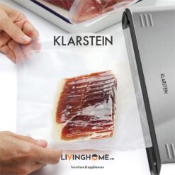 Máy hút chân không Klarstein KL-FOODLOCKER thiết kế bề mặt thép không gỉ