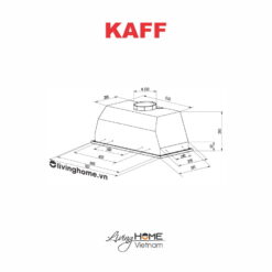 Happy Kitchen 137 Alternative view of Máy hút mùi Kaff KF-BI70H âm toàn phần thiết kế thân inox bền bỉ cao cấp