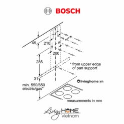 Máy hút mùi Bosch DWB66DM50B - Gắn tường 60dB 60cm 18 Máy hút mùi Bosch DWB66DM50B - Gắn tường 60dB 60cm