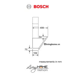Máy hút mùi Bosch DWK97JQ60B - Gắn tường kính nghiêng 53dB 90cm 25 Máy hút mùi Bosch DWK97JQ60B - Gắn tường kính nghiêng 53dB 90cm
