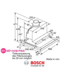 Máy hút mùi Bosch DFS067K51 - Âm tủ điều khiển cảm ứng hiện đại 5 Máy hút mùi Bosch DFS067K51 - Âm tủ điều khiển cảm ứng hiện đại