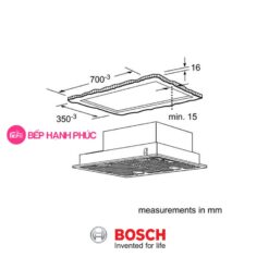 Máy hút mùi Bosch DHL755BL - Âm tủ 3 mức công suất hút 5 Máy hút mùi Bosch DHL755BL - Âm tủ 3 mức công suất hút