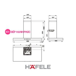 Catalogue Faster Online - Thương hiệu bền đẹp theo thời gian 27 Alternative view of Máy hút mùi Hafele HH-WI70C - gắn tường