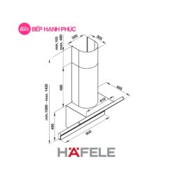 Máy hút mùi Hafele HH-WVG90A - gắn tường 5 Máy hút mùi Hafele HH-WVG90A - gắn tường