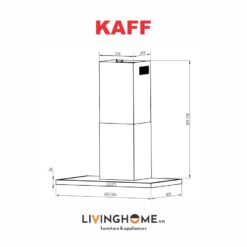 Máy Hút Mùi Kaff KF-771B 70cm Cảm Ứng 1200m3/h 11 Máy Hút Mùi Kaff KF-771B 70cm Cảm Ứng 1200m3/h
