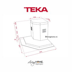 Máy hút mùi Teka DQ2 985 áp tường thiết kế góc độc đáo công suất mạnh 11 Máy hút mùi Teka DQ2 985 áp tường thiết kế góc độc đáo công suất mạnh