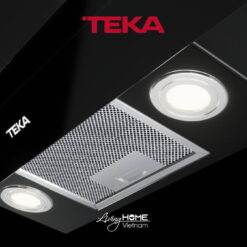Máy hút mùi Teka DVT 78660 TBS BK áp tường màu đen đẳng cấp điều khiển cảm ứng