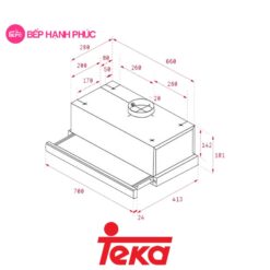 Máy hút mùi đảo Teka Easy CH 1170P 7 Máy hút mùi đảo Teka Easy CH 1170P