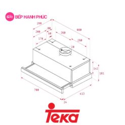 Máy hút mùi đảo Teka Easy TL 7310 9 Máy hút mùi đảo Teka Easy TL 7310