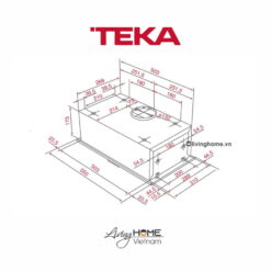 Alternative view of Máy Hút Mùi Teka GFH 55 Âm Tủ 55cm Phím Cơ Siêu Bền