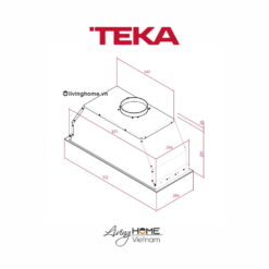 Máy hút mùi Teka GFL 77650 âm tủ 70cm cao cấp tiết kiệm không gian 11 Máy hút mùi Teka GFL 77650 âm tủ 70cm cao cấp tiết kiệm không gian