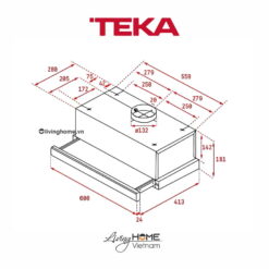 Alternative view of Máy hút mùi Teka TL 6310 âm tiện dụng tinh tế