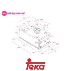 Máy hút mùi đảo Teka Total GFH 55 7 Máy hút mùi đảo Teka Total GFH 55