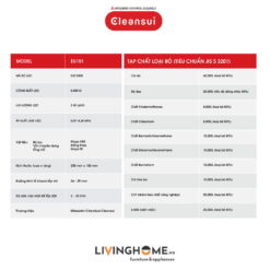 Máy lọc nước dưới bồn rửa Cleansui EU101 nhập khẩu Nhật 19 Máy lọc nước dưới bồn rửa Cleansui EU101 nhập khẩu Nhật