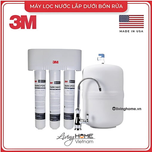 Máy lọc nước lắp bồn rửa 3M RO301 - Không điện nhập khẩu Mỹ