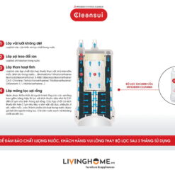 Máy lọc nước lắp trên bồn rửa Cleansui ET101 nhập khẩu Nhật