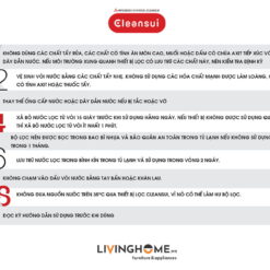 Máy lọc nước lắp trên bồn rửa Cleansui ET101 nhập khẩu Nhật