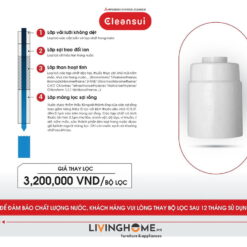 Máy lọc nước lắp trên bồn rửa Cleansui ET201 nhập khẩu Nhật 13 Máy lọc nước lắp trên bồn rửa Cleansui ET201 nhập khẩu Nhật
