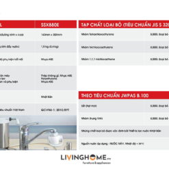 Máy lọc nước lắp trên bồn rửa Cleansui ET201 nhập khẩu Nhật 16 Máy lọc nước lắp trên bồn rửa Cleansui ET201 nhập khẩu Nhật