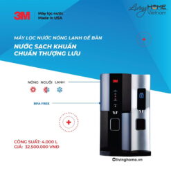 Máy lọc nước nóng lạnh để bàn 3M HCD2 cao cấp nhập khẩu Mỹ