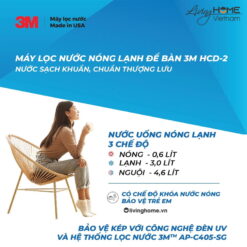 Máy lọc nước nóng lạnh để bàn 3M HCD2 cao cấp nhập khẩu Mỹ
