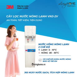 Máy lọc nước nóng lạnh 3M VN3 2V 34 lít nhập khẩu Mỹ 12 Máy lọc nước nóng lạnh 3M VN3 2V 34 lít nhập khẩu Mỹ