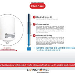 Máy lọc nước lắp tại vòi Cleansui EF401 nhập khẩu Nhật 10 Máy lọc nước lắp tại vòi Cleansui EF401 nhập khẩu Nhật