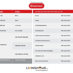 Máy lọc nước lắp tại vòi Cleansui EF401 nhập khẩu Nhật 11 Máy lọc nước lắp tại vòi Cleansui EF401 nhập khẩu Nhật