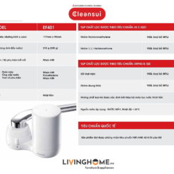 Máy lọc nước lắp tại vòi Cleansui EF401 nhập khẩu Nhật 12 Máy lọc nước lắp tại vòi Cleansui EF401 nhập khẩu Nhật