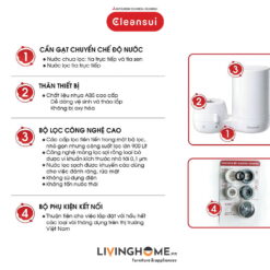 Alternative view of Máy lọc nước lắp tại vòi Cleansui EF401 nhập khẩu Nhật