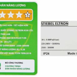 Máy Nước Nóng Gián Tiếp Stiebel Eltron ESH 30 H Plus T-VN, 30 Lít, Thái Lan