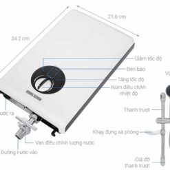 Máy Nước Nóng Trực Tiếp Stiebel Eltron XGP 45 EC 10 Máy Nước Nóng Trực Tiếp Stiebel Eltron XGP 45 EC
