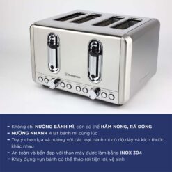 Catalogue Canzy Online - Sở hữu vẻ đẹp hiện đại 95 Alternative view of Máy Nướng Bánh Mì 4 Lát Westinghouse WKTT010