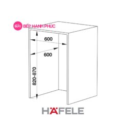 Máy rửa chén Hafele HDW-HI60C - âm bán phần 15 bộ đồ ăn Châu Âu, 9 lít/ 1 lần rửa 7 Máy rửa chén Hafele HDW-HI60C - âm bán phần 15 bộ đồ ăn Châu Âu, 9 lít/ 1 lần rửa