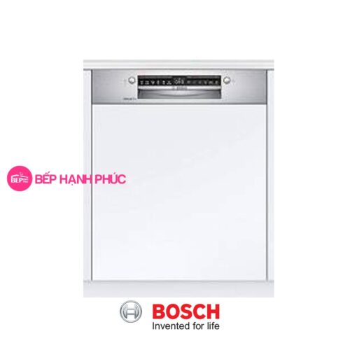 Máy rửa bát Bosch SMI4HCS48E - Âm tủ bán phần 14 bộ 9.5 lít nước tiêu thụ