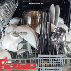 Máy rửa chén Texgio TG-DT2022B Bán Âm 6 Bộ Tự Mồi Nước