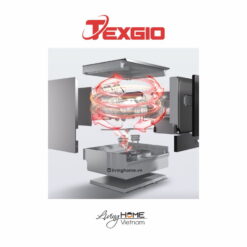 Alternative view of Máy Rửa Chén Texgio TG-H595DT08B Bán Âm 11 Bộ 8 Lít Nước