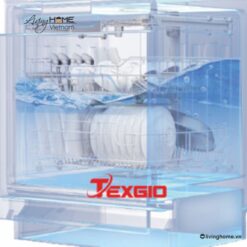 Máy rửa chén Texgio TG-H595DT08S Bán Âm 8 Bộ 8 Lít Nước 17 Máy rửa chén Texgio TG-H595DT08S Bán Âm 8 Bộ 8 Lít Nước
